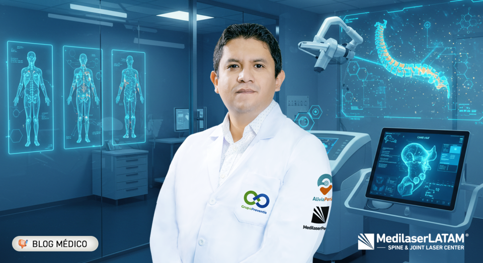 Conoce al Dr. Christian Rojas, pionero en cirugía láser no invasiva para hernias y artrosis. 90% de efectividad. ¡Evita cirugías riesgosas!