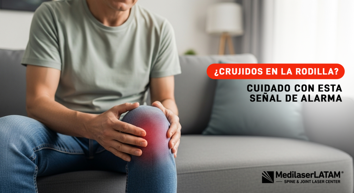 Crujidos en Rodilla: Si ignoras los crujidos articulares, podrías necesitar una prótesis. Aprende a prevenir el deterioro de tu rodilla con cirugía láser a tiempo.