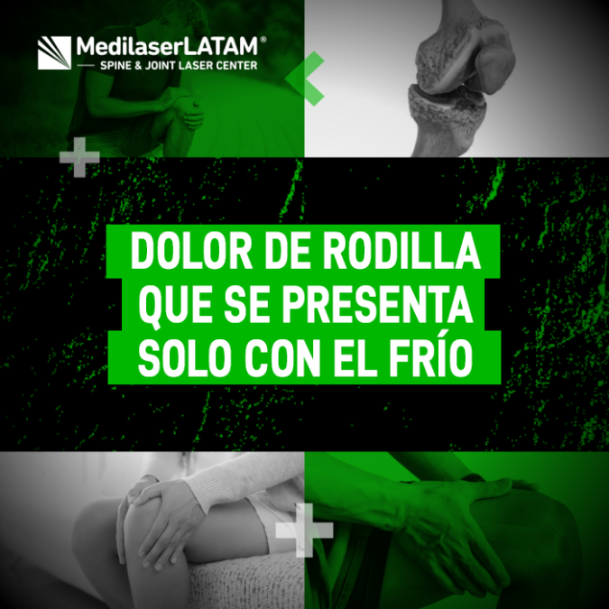 Dolor rodilla frío: El dolor articular con el clima es señal de daño. El Dr. Rojas explica la conexión entre la artrosis y la humedad. La cirugía láser ayuda.