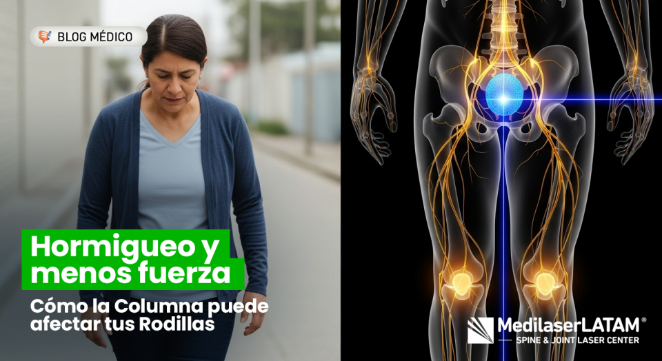 ¿Sientes hormigueo en las piernas por hernia discal? Conoce cómo la columna afecta tu fuerza y cómo frenar el daño sin cirugía invasiva.